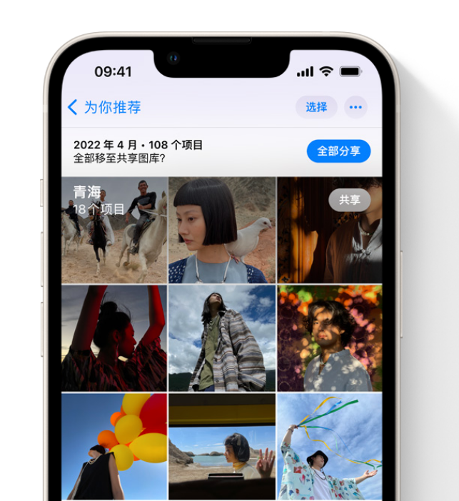 泉州苹果维修网点分享在 iPhone 上使用共享图库 