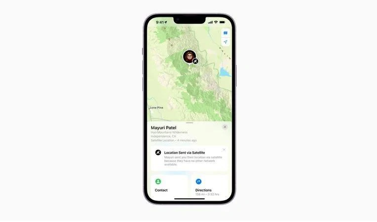 泉州苹果14维修分享iPhone14系列中 FindMy功能通过卫星分享位置方法教程 