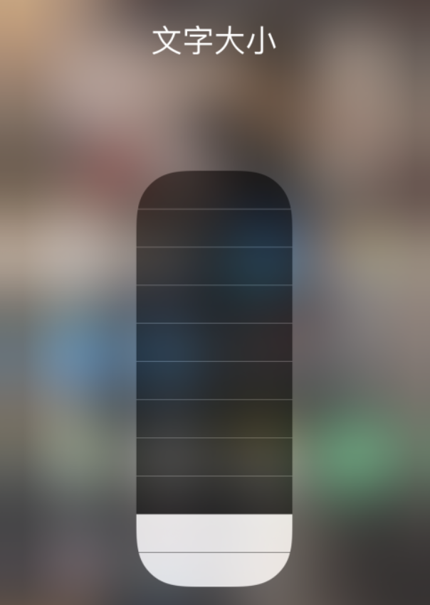 泉州苹果手机维修分享小技巧：在 iPhone 控制中心快速调节字体大小 